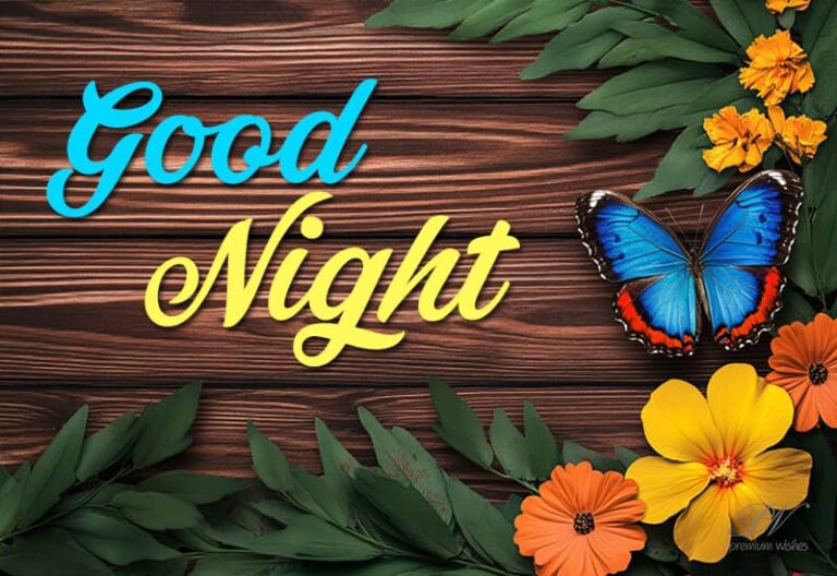 Good Night – I pray that the night brings you sweet dreams and that tomorrow holds blessings for you