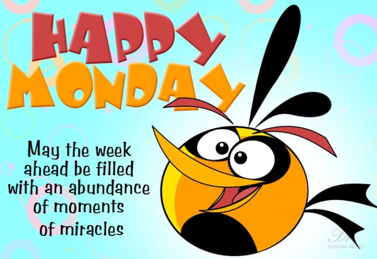 Happy Monday – May the week ahead be filled with an abundance of moments of miracles