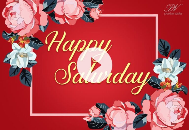 New Happy Saturday Flowers Video – Saturday Whats App Status