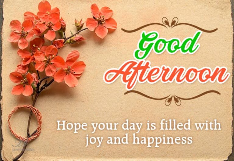 Good Afternoon Wishes
