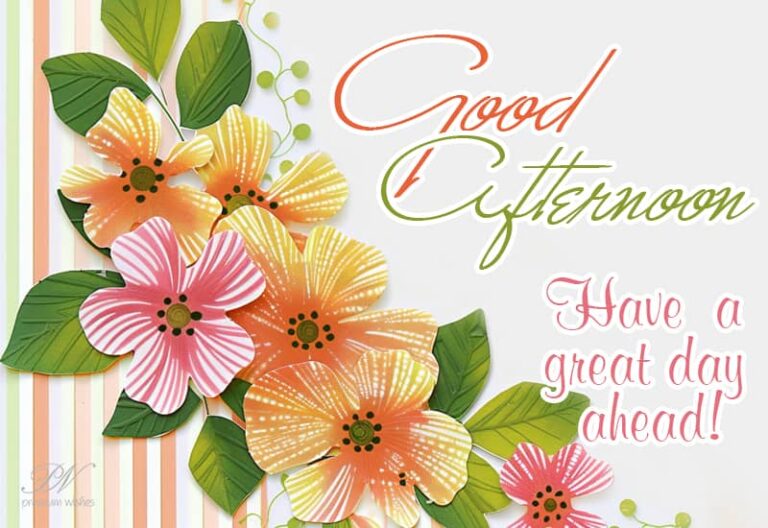 Good Afternoon Wishes