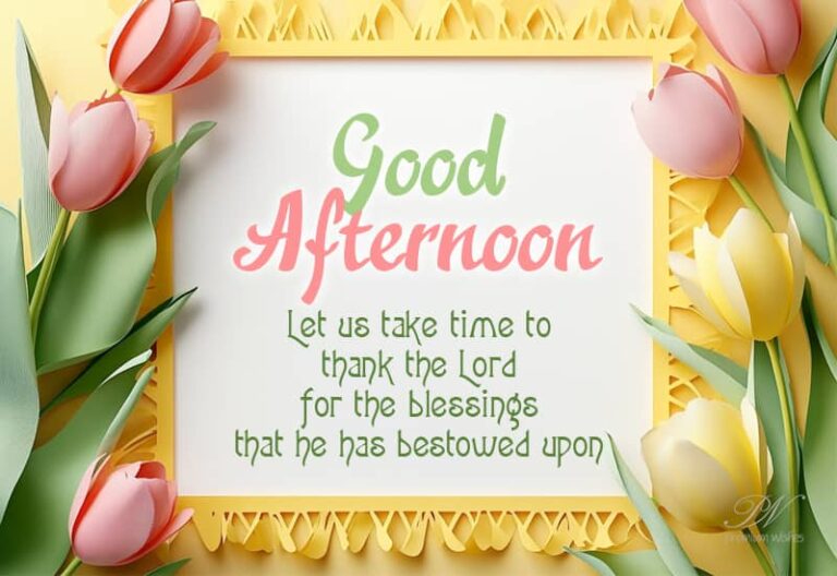 Good Afternoon Wishes