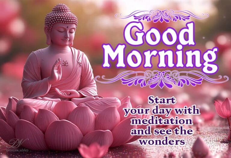 Good Morning Friends – Start your day with meditation and see the wonders