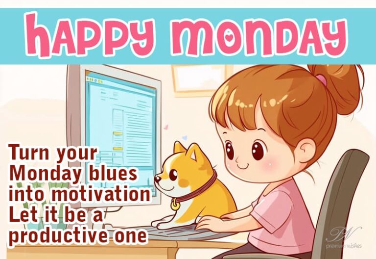 Happy Monday – Turn your Monday blues into motivation