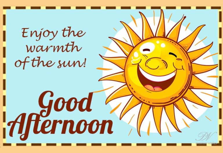 Good Afternoon Wishes