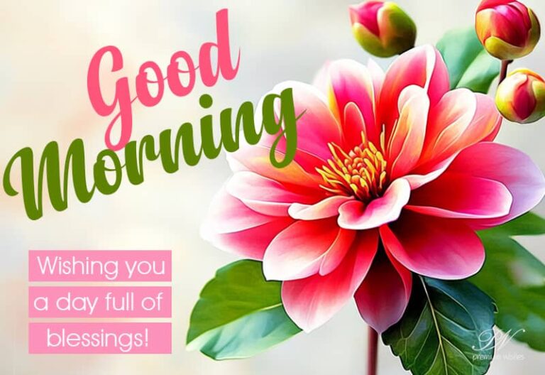 Good Morning Friends – Wishing you a day full of blessings