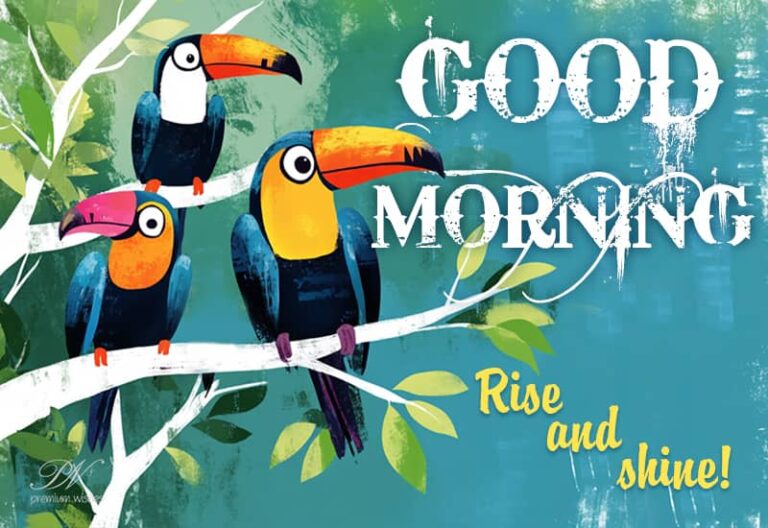 Good Morning Friends – Rise and Shine Today