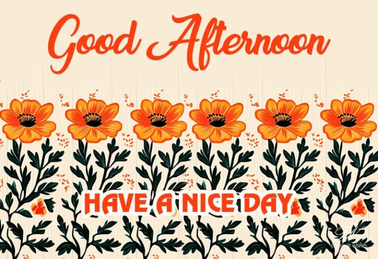 Good Afternoon Wishes