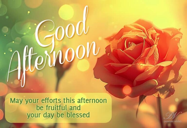Good Afternoon Wishes