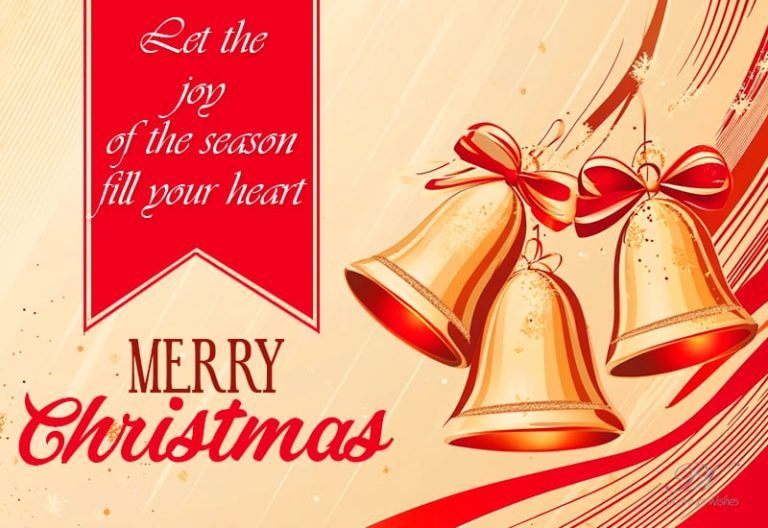 Let the joy of the season fill your heart – Merry Christmas