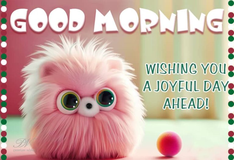 Good Morning Friends – Wishing you a joyful and amazing day ahead