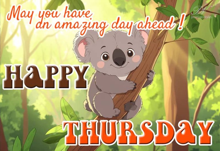 Happy Thursday – May you have an amazing day ahead friends