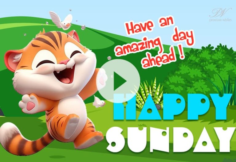 Cute Happy Sunday Whats App Greetings – Best Happy Sunday Wishes – Cute Sunday Video