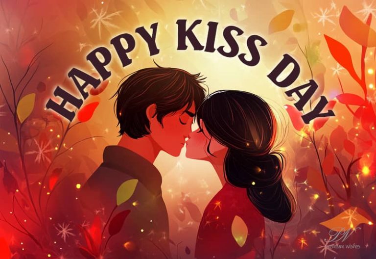 No matter how far apart we may be, just the thought of your kiss makes me feel closer to you. Happy Kiss Day, my love