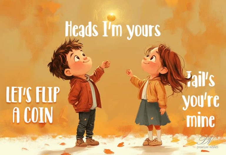 Let’s flip a coin -Heads I am yours – Tails you are mine