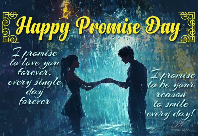 Happy Promise Day – I promise to love you forever, every single day forever