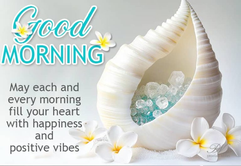 Good Morning Friends – May each and every morning fill your heart with happiness and positive vibes