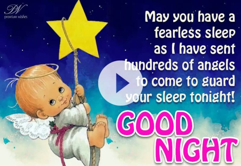Good Night Angel Video – Cute Angels Good Night Greetings