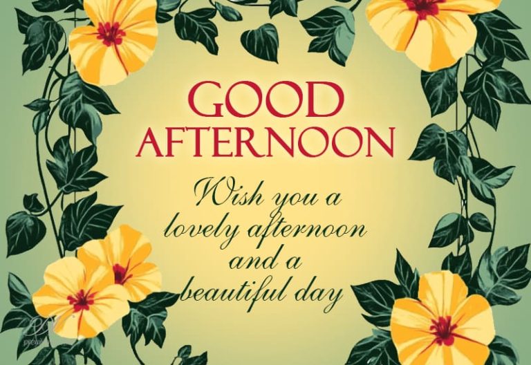 Good Afternoon Wishes