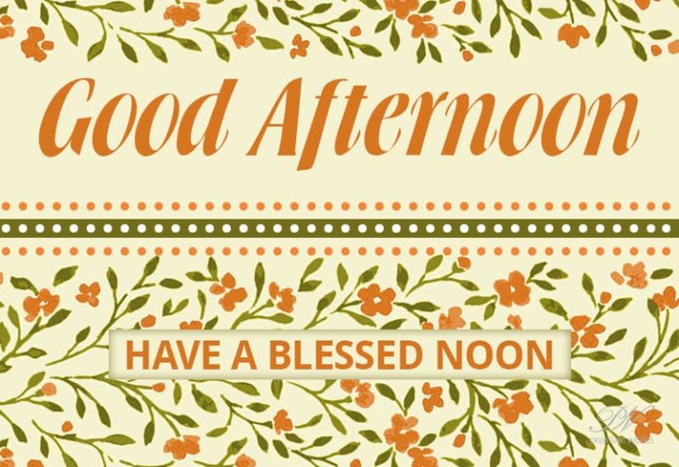 Good Afternoon Wishes