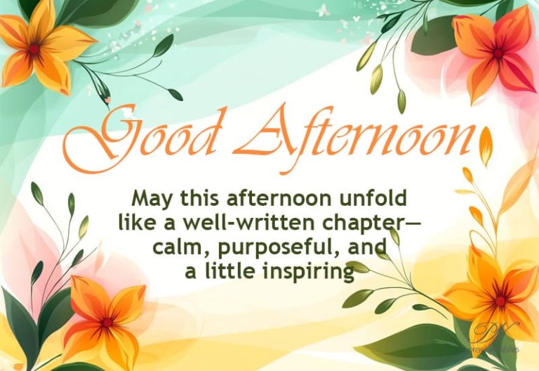 Good Afternoon Wishes