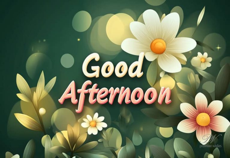 Good Afternoon Wishes