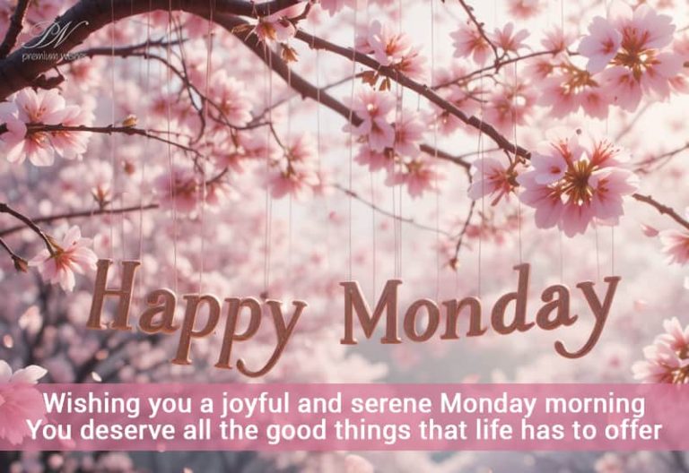 Happy Monday – Wishing you a serene Monday morning
