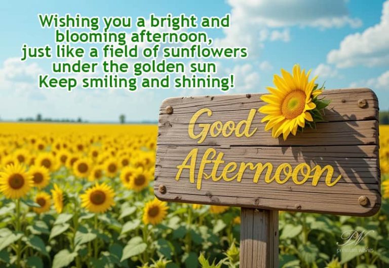 Good Afternoon Wishes