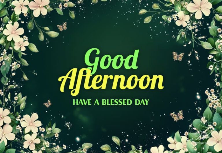 Good Afternoon Wishes