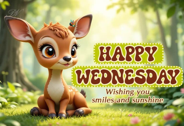 Happy Wednesday – Wishing you smiles and sunshine