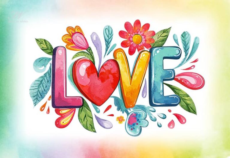 Four letters, one feeling, a thousand emotions — LOVE.