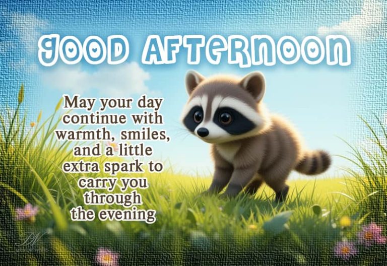 Good Afternoon Wishes
