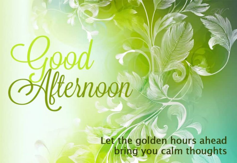Good Afternoon Wishes