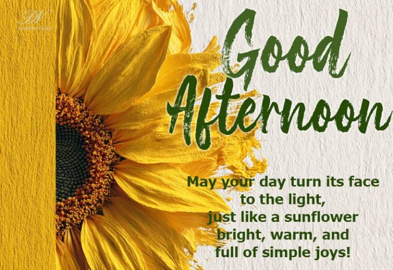 Good Afternoon Wishes