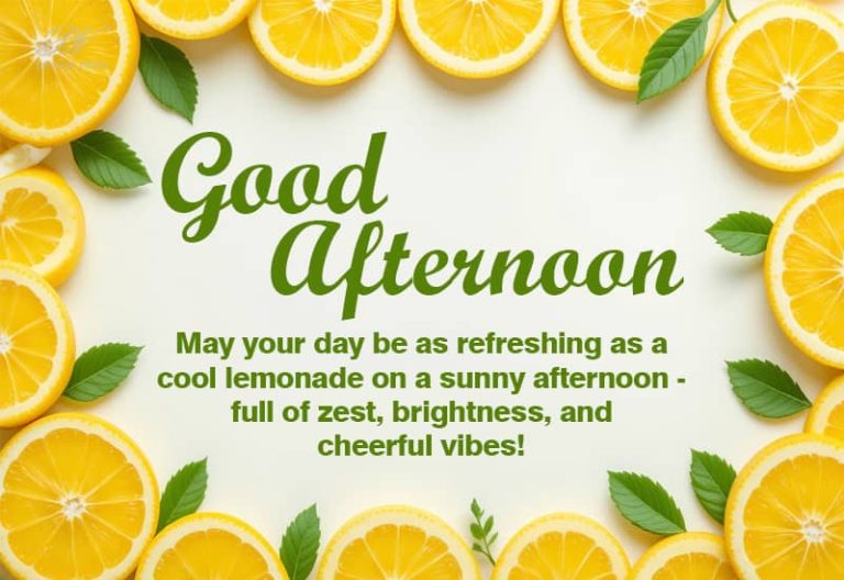 Good Afternoon Wishes