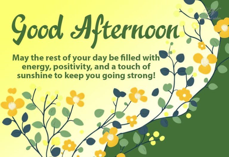Good Afternoon Wishes