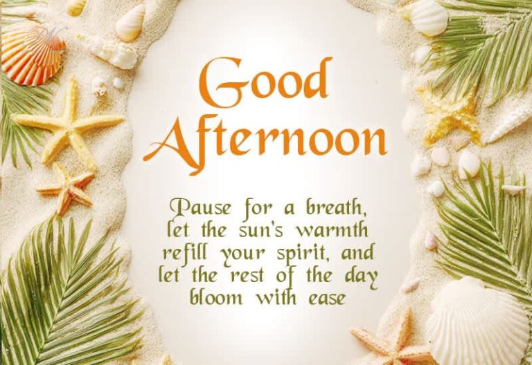 Good Afternoon Wishes