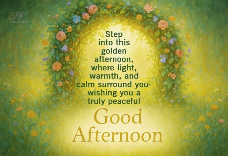 Good Afternoon Wishes