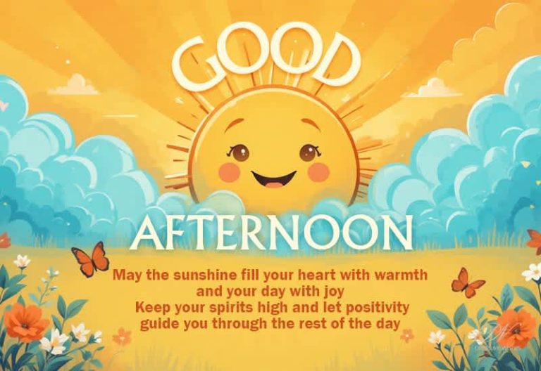 Good Afternoon Wishes