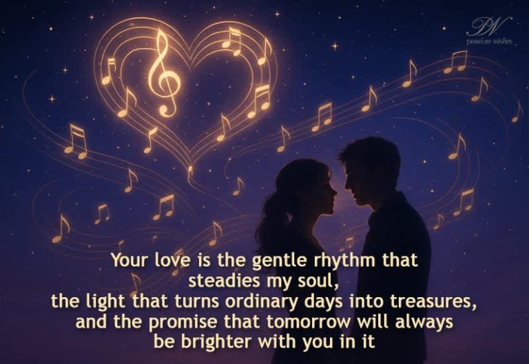 Your love is the gentle rhythm that steadies my soul
