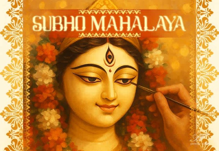 Subho Mahalaya! May the arrival of Maa Durga fill your life with light, joy, and endless blessings