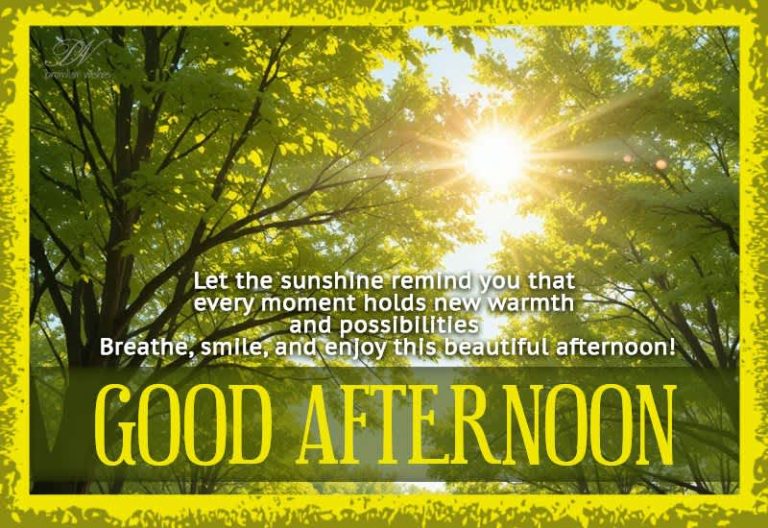 Good Afternoon Wishes