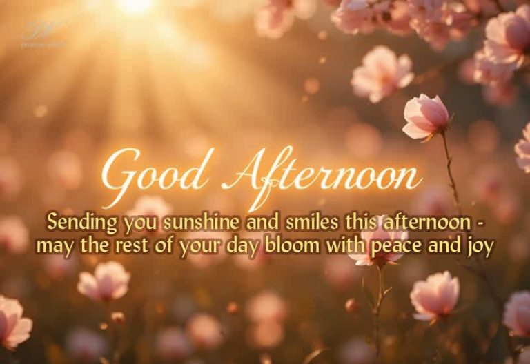 Good Afternoon Wishes