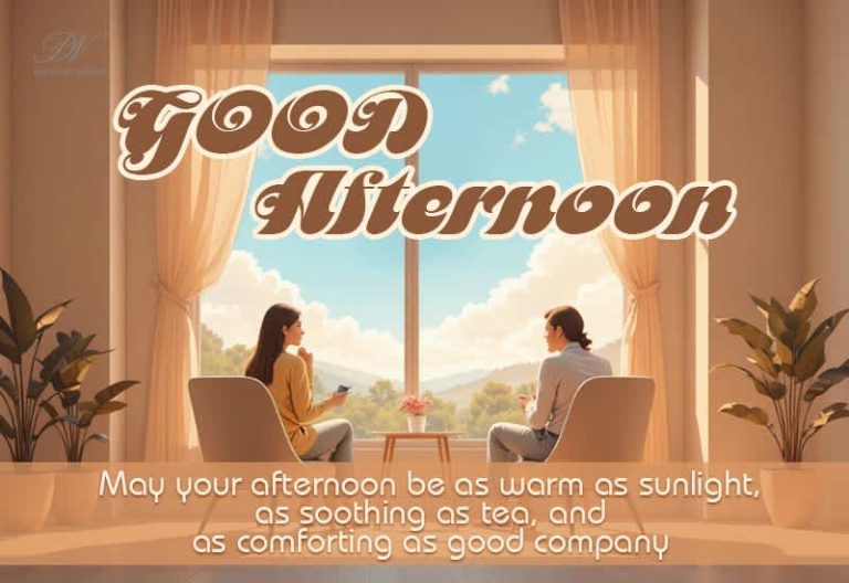 Good Afternoon Wishes