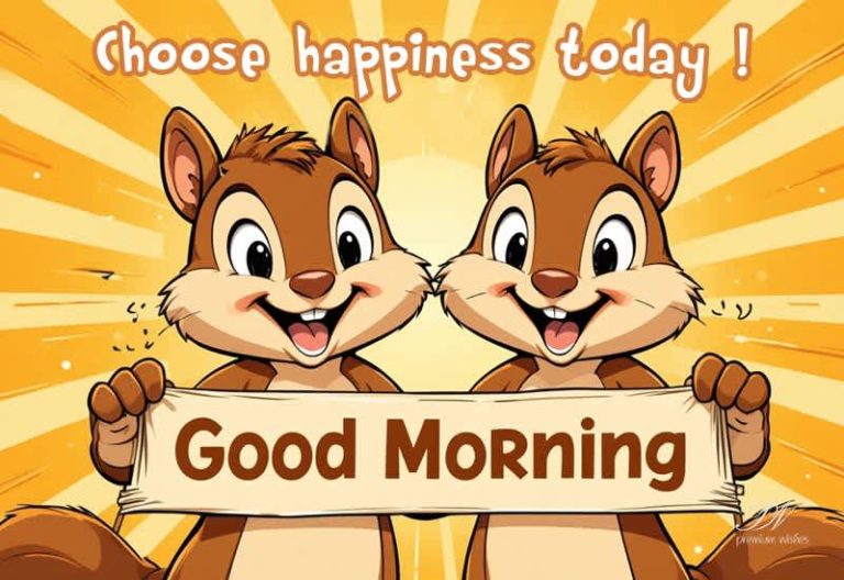 Good Morning – Choose happiness today