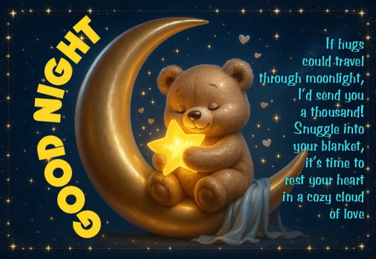 Good Night – In every swirl of light and color, I see us — two hearts dancing in their own little universe of love. You are my forever glow, my beautiful reason to believe in magic