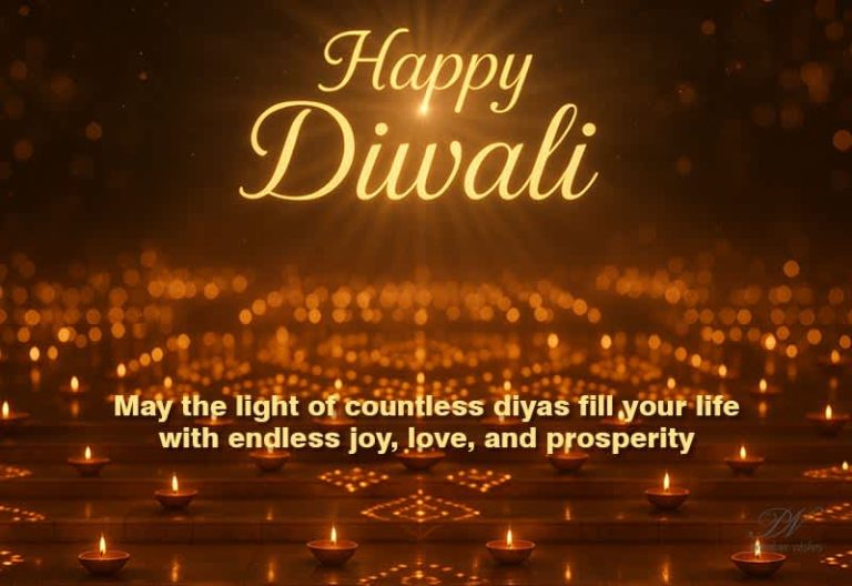 Happy Diwali – May the light of countless diyas fill your life with endless joy, love, and prosperity