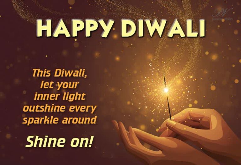 This Diwali, let your inner light outshine every sparkle around. Shine on!