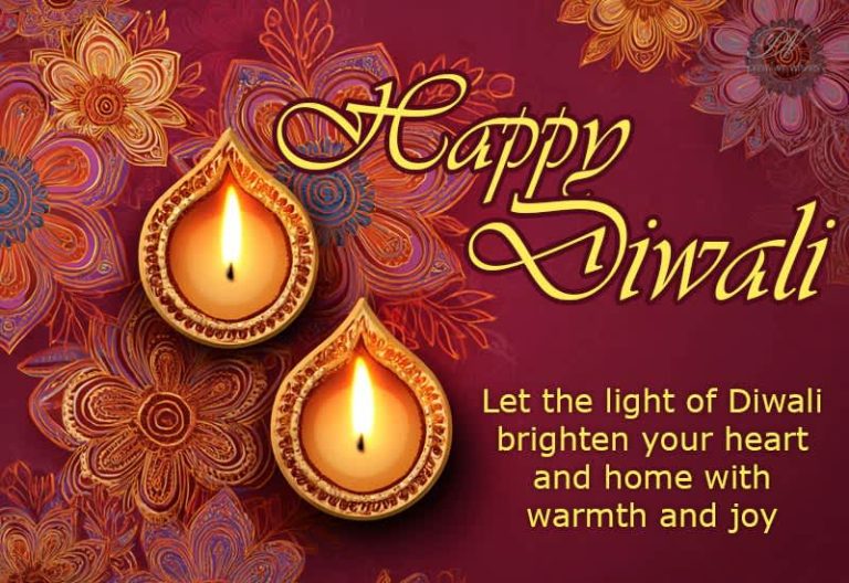 Let the light of Diwali brighten your heart and home with warmth and joy