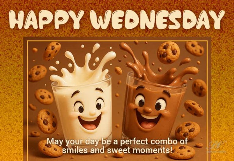 Happy Wednesday – May your day be a perfect combo of smiles and sweet moments!